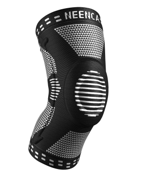 NEENCA Professional Knee Brace, Compression Knee Sleeve with Patella Gel Pad & Side Stabilizers, Knee Support Bandage for Pain Relief, Medical Knee Pad for Running, Workout, Arthritis, Joint Recovery