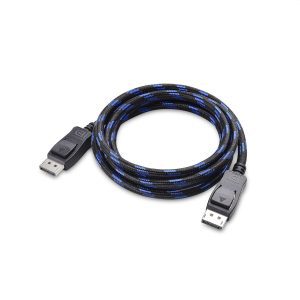 [VESA Certified] Cable Matters 3m Braided DisplayPort Cable 1.4, Support 8K 60Hz, 4K 144Hz (DisplayPort 1.4 Cable) with FreeSync, G-SYNC and HDR for Gaming Monitor, PC, RTX 3080/3090, RX 6800/6900