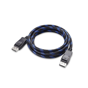 [VESA Certified] Cable Matters 1.8M Braided Displayport Cable 1.4, Support 8K 60Hz, 4K 144Hz (Displayport 1.4 Cable) with Freesync, G-SYNC and HDR for Gaming Monitor, PC, RTX 3080/3090, RX 6800/6900