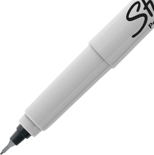 SHARPIE 37121 Permanent Marker, Ultra Fine Point, Black, 1 Count