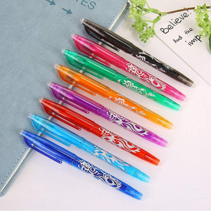 Erasable Gel Pens – 8 Pack Assorted Color Inks Pens 0.5Mm Fine Point Rolling Ball Pen,Gel Ink Rollerball Pens for Kid Students Adults