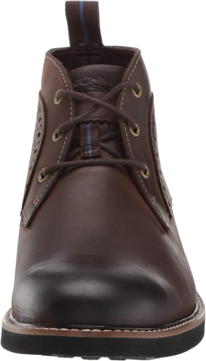 Nunn Bush Men’S Ozark Plain Toe Chukka Boot with KORE Comfort Technology, Brown Crazy Horse, 10.5