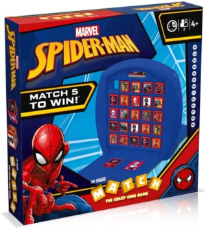 Spider Man Top Trumps – Match – Family Board Game – Spiderverse – Peter Parker – Kids, Mixed, WM01689-ML1-6