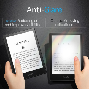 【2 Pack】T Tersely Anti-Glare (Matte) Screen Protector for All-New Kindle Paperwhite 11Th Generation 2021 or Kindle Paperwhite Signature Edition 6.8 Inch, Premium PET Protective Film, Full-Coverage