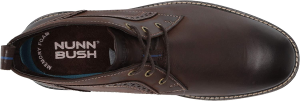 Nunn Bush Men’S Ozark Plain Toe Chukka Boot with KORE Comfort Technology, Brown Crazy Horse, 10.5