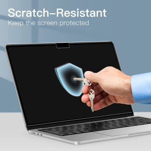 Jetech Screen Protector for Macbook Air 13.6 Inch (2022, M2), Anti-Glare Film Matte, Anti-Fingerprint, 2-Pack