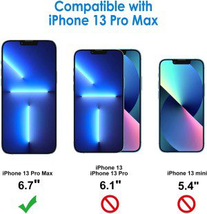 Jetech Screen Protector for Iphone 13 Pro Max 6.7-Inch, Tempered Glass Film with Easy-Installation Tool, 2-Pack