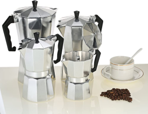 6-Cup Stovetop Espresso Maker Moka Pot Espresso Cafetera Expresso Percolator Cafe Coffee Pot