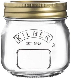 Kilner 222.467 Genuine Preserve Jar 6-Piece Set, 250 Ml Capacity