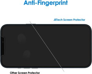 Jetech Screen Protector for Iphone 12 Pro Max 6.7-Inch, Tempered Glass Film, 3-Pack