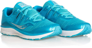 Saucony Youth Girl’S S Ride ISO Runners Shoes, Blue, Size US 1