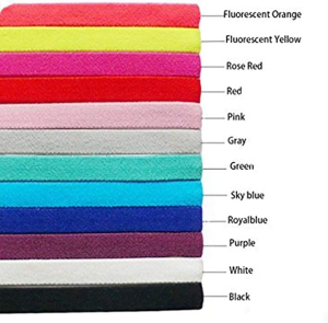 Lightweight Sports Elastic Headband Non-Slip Silicone Headband, Newest Fitness Fashion Color Headband Hair Accessories Suitable for Men, Women, Girls and Teenagers 12 Pieces