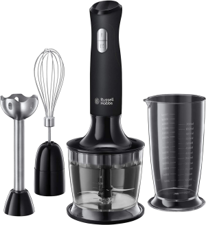 Russell Hobbs RHSM5BLK, Desire Hand Blender, Dishwasher Safe and Detachable Parts, 2 Speeds and Pulse, Multi-Functional, Matte Black