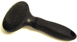 Miracle Care Slicker Dog Brush, Large, Black