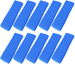 Mallofusa ® 10 PCS Sports Basketball Headband/Sweatband Head Sweat Band/Brace Gift Party Outdoor Activities