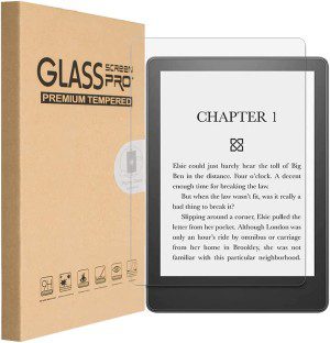 T Tersely [1 Pack] Screen Protector for Kindle Paperwhite 11Th (6.8 Inch 2021), Premium 9H Hardness HD Case-Friendly Tempered-Glass Film Screen Protector