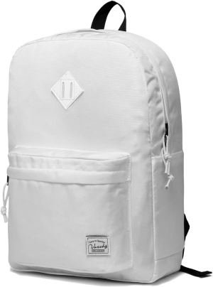 Vaschy Women Backpack,Classic Basic Waterproof Foldable Daypack for Sports and Traveling School Book Bag for Boys and Girls Pink