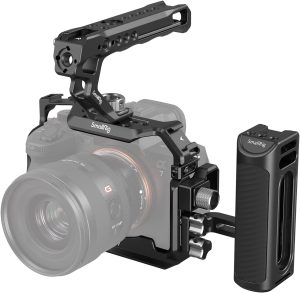 (Upgraded Version) Smallrig Full Cage for Sony Alpha 7R V/Alpha 7 Iv/Alpha 7S Iii/Alpha 1 / Alpha 7R IV – 3667B