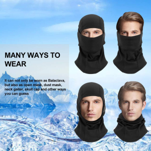 ROCKBROS Cold Weather Balaclava Ski Mask for Men Windproof Thermal Winter Scarf Mask Women Neck Warmer Hood