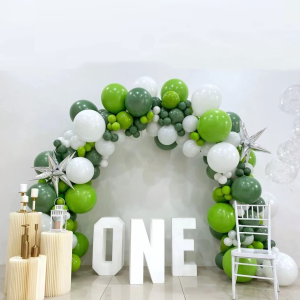 OUOHOME Balloon Arch Stand, Adjustable Balloon Arch Kit Balloon Arch Frame with Base – for Wedding Baby Shower Birthday Party Supplies Decorations