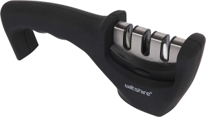 Wiltshire 3 Stage Knife Sharpener, Black