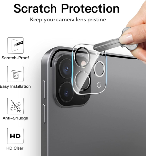 Jetech Screen Protector for Ipad Pro 11-Inch (2022/2021/2020 Release) with Camera Lens Protector, Tempered Glass Film HD Anti-Scratch, Support Pencil & Face ID, 2-Pack Each