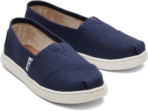 Toms Alpargatas Shoe – Kids’ Navy Canvas 5.0