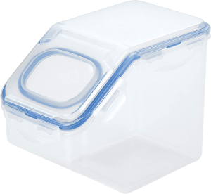 Lock and Lock HPL700 Classic 5 Litre Rice Case, Clear