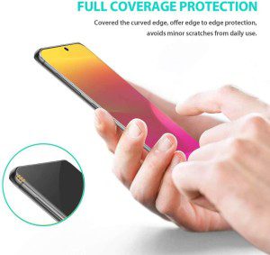 [3 Pack] ZUSLAB Flexible TPU Film Screen Protector Compatible with 2020 Samsung Galaxy S20+ S20 plus 4G 5G | Ultrasonic Sensitive Fingerprint Recognition & Case Friendly |