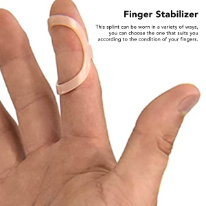 Finger Splint, 3Pcs Finger Straightener Joint Fixing Support Finger Support Brace for Arthritis, Mallet Fingers, Finger Joint Protection, Mallet Finger Splint, 3 Sizes, 4 5 6