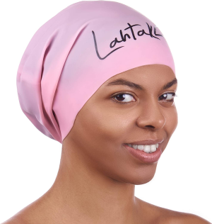 Long Hair Swim Cap | Swimming Caps for Women Men | Extra Large XL Waterproof Silicone | Dreadlocks Braids Afro Hair Extensions Weaves Dry Hair | Durable Adult Swim Hat | Open Water Swimming Pool