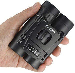 Mini Compact Lightweight 8X21 Small Binoculars for Concert Opera Sports Game Outdoors Hiking Travel Kids Bird Watching