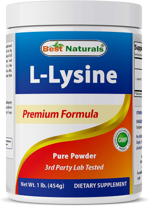 Best Naturals Lysine Powder, 1 Pound – 100% Pure