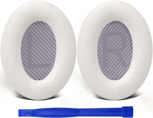 Solowit® Replacement Earpads Cushions for Bose Quietcomfort 35 (QC35) & Quiet Comfort 35 II (QC35 Ii) Headphones, Ear Pads with Softer Leather, Noise Isolation Foam, Added Thickness (Midnight Blue)