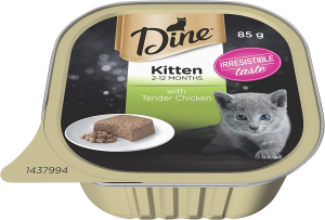 Dine with Tender Chicken Kitten Wet Food 85G X 14 Pack