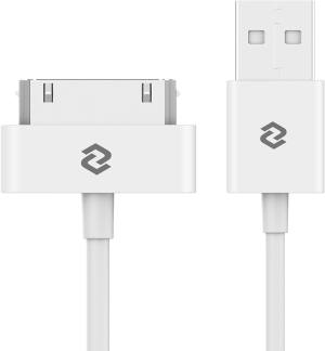 Jetech USB Sync and Charging Cable Compatible Iphone 4/4S, Iphone 3G/3GS, Ipad 1/2/3, Ipod, 1M (White)