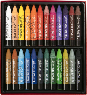 Mungyo Water-Soluble Oil Pastel Set of 24 – Assorted Colors