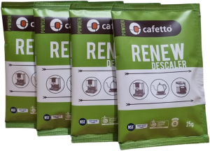 Cafetto Renew Organic Descaler 4 X 25G Sachets per Box