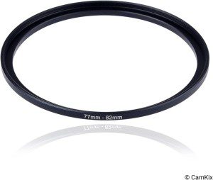 Step up Lens Filter Adapter Rings – Set of 9 – Allows You to Fit Larger Size Lens Filters on a Lens with a Smaller Diameter – Sizes: 37-49, 49-52, 52-55, 55-58, 58-62, 62-67, 67-72, 72-77, 77-82 Mm