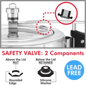 Hawkins B1010 3 Piece Pressure Cooker Safety Valve – B1010-3Pcset