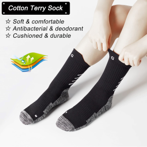 Anti-Slip Athletic Socks for Men Women Elderly Non-Slip Slipper Sock Grip Soccer Sock Trainning Sock for Basketball Football Tennis Yoga Fitness…