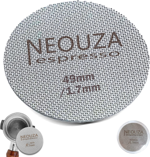 NEOUZA Espresso Puck Screen 53.5Mm Reusable 1.7Mm Thickness 150Μm Stainless Steel Professional Barista Coffee Filter Mesh Plate for Espresso Portafilter Filter Basket