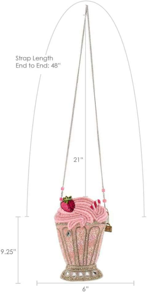 Mary Frances Womens Shake It up Crossbody, Pink, One Size US, Pink