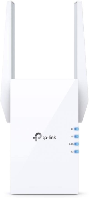 Tp-Link AX1800 Wi-Fi Range Extender – Internet Booster, Wi-Fi 6, Dual Band up to 1.8Gbps Speed, AP Mode W/Gigabit Port, APP Setup, Onemesh Compatible (RE605X) AU Version