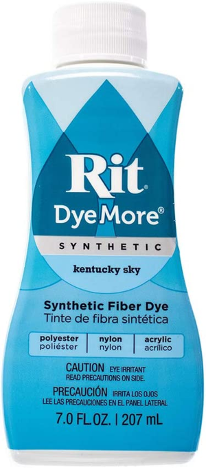 Synthetic Rit Dye More Liquid Fabric Dye – Wide Selection of Colors – 7 Ounces – Frost Gray