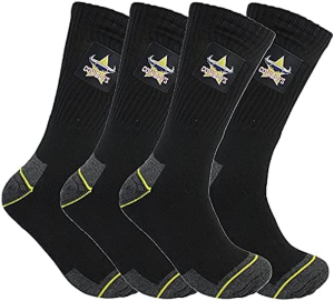 NRL North Queensland Cowboys Bed Socks (3-8 Womens)