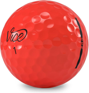 Vice Golf PRO 2020 | 12 Golf Balls | Features: 3-Piece Cast Urethane, Maximum Control, High Short Game Spin | More Colors: NEON Lime/Red | Profile: Designed for Advanced Golfers