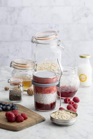 Kilner Breakfast Jar Set, 350Ml, Clear 01792