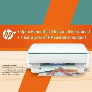 HP Envy 6034E All-In-One Color Printer – Medium – Copy, Print, Scan and Photo – Home, Home Office and Students – White,2K4W2A