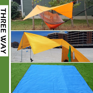 TRIWONDER Tent Tarp Picnic Mat Tent Footprint Beach Groundsheet Hammock Rain Fly Camping Shelter Sunshade